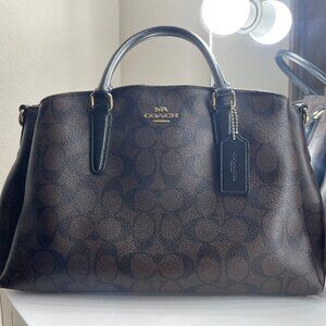 Medium Dark Brown Coach bag